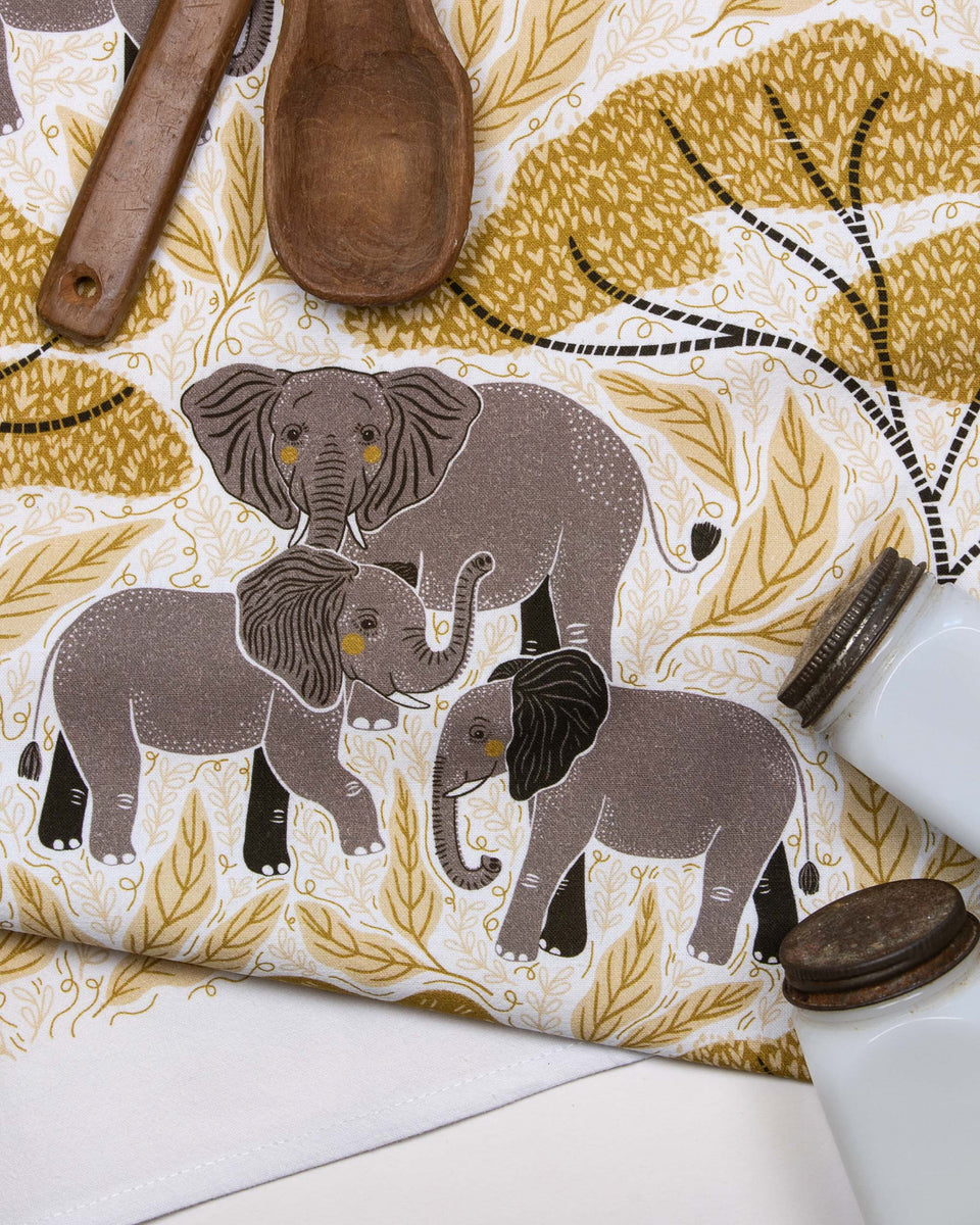 Friendship Sisterhood Elephant Tea Towel The Festive Farm Co.