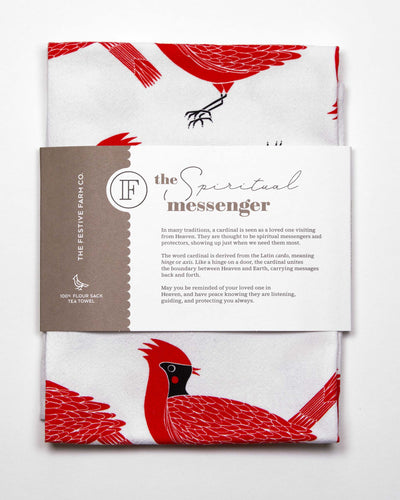 Gingiber Cardinal Tea Towel