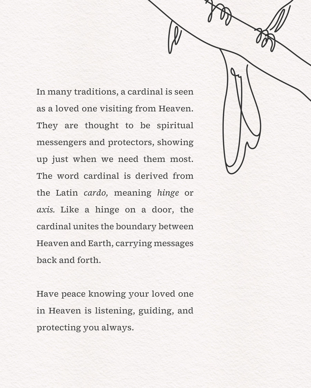 Cardinal Spiritual Messenger | Remembrance Print | The Festive Farm Co. cardinal-spiritual-messenger-remembrance-print-the-festive-farm-co